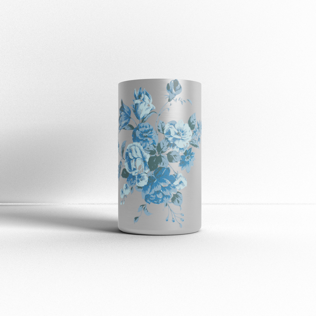 Flaschenkühler aus edelstahl mit Beispieldruck