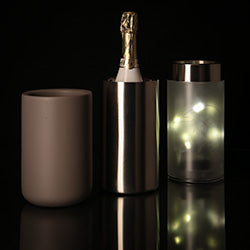 Arten der Flaschenkühler (Beton, edelstahl und Kunststoff)